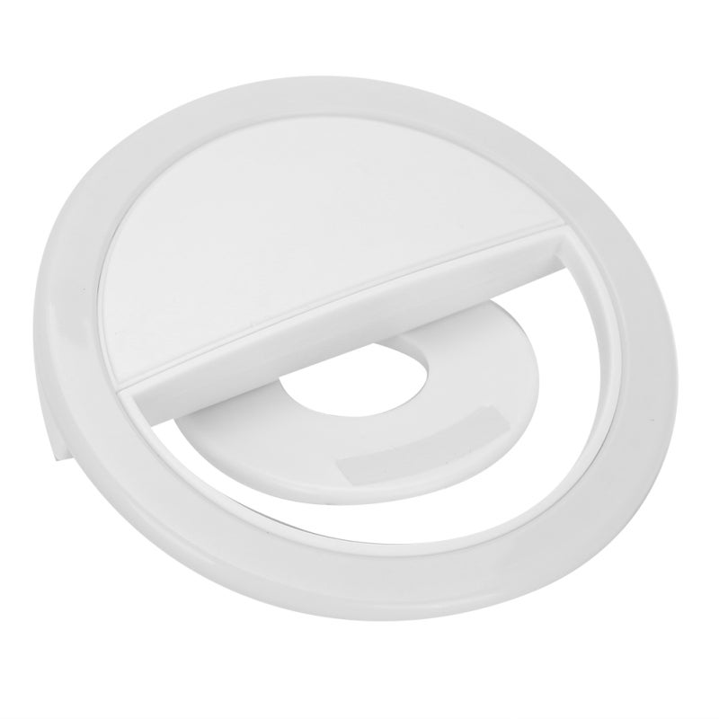 ضوء LED دائري قابل للتعتيم بـ 3 ألوان قابلة للتعديل يعمل عبر USB مع مشبك مرن ثابت - ضوء تكميلي للهاتف المحمول بتشغيل سهل بنقرة واحدة مناسب للبث المباشر والمكياج وفن الأظافر - Image 3