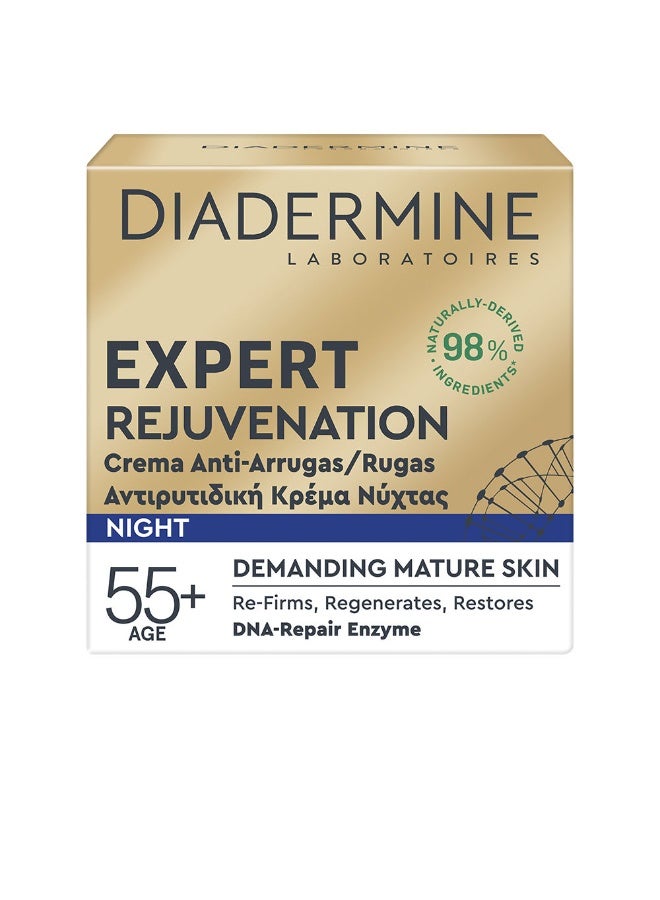 Diadermine Expert Rejuvenation Anti-Wrinkle Night Cream 50ml - Image 1