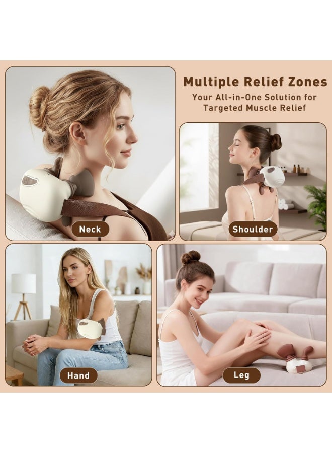 general 4D Wireless Neck Shoulder Massager, Bionic Hands Deep Tissue Massage, Portable Electric Kneading Shiatsu Back Massager, 3 Relax Massage Modes, for Body Daily Relief, Gifts for Men Women - Image 5