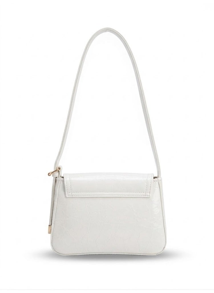 لايف ستيلاش  حقيبة كتف جلد انيقة - ابيض - ZC-10 - Image 2