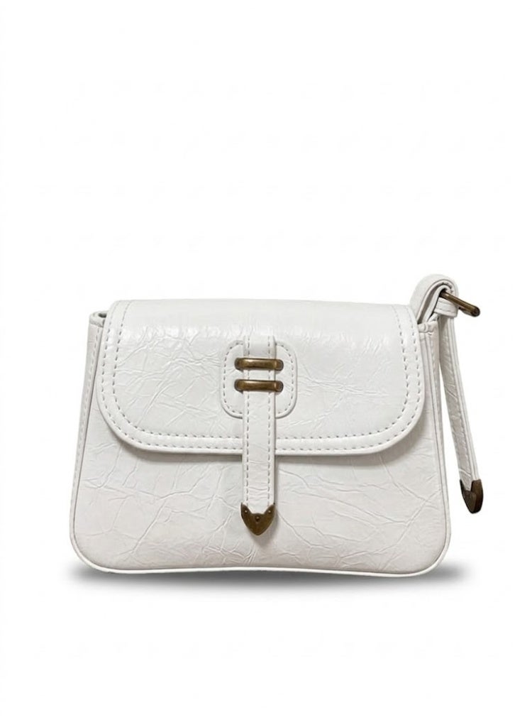 لايف ستيلاش  حقيبة كتف جلد انيقة - ابيض - ZC-10 - Image 3