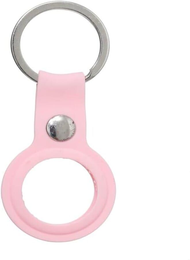 Airtag Keychain for Keys, Bags, Pet Collars - Pink
