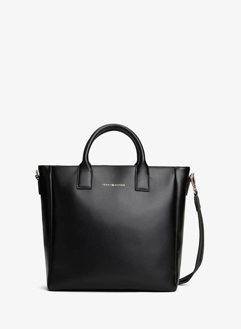 Casual Logo Webbing Crossbody Tote Bag