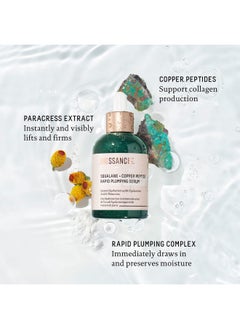 BIOSSANCE Biossance Squalane + Copper Peptide Rapid Plumping Serum - Face Serum for All Skin Types - Visibly Plumping + Firming Skin, Fine Lines + Wrinkles, Vegan Copper Peptides, Hyaluronic Acid - 1.69oz  - Image 5