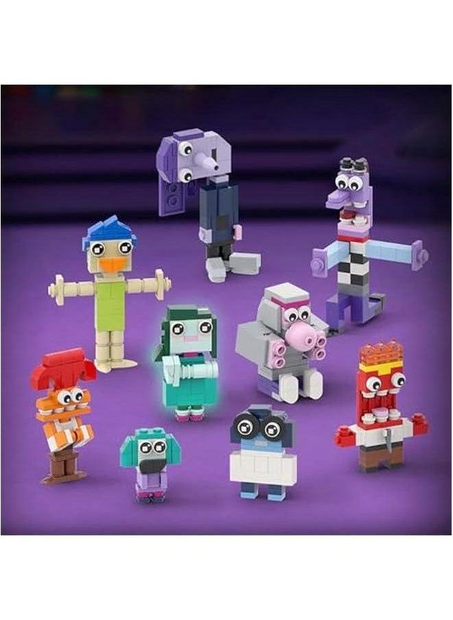Sideout Building Block Toys, 9 in 1 Cute Action Figures Animation Comedy Adventure Movie Creative Models Desktop Decoration, Suitable for Adults Boys Girls Fans Kids Aged 6+ (432 PCS)  - Image 5