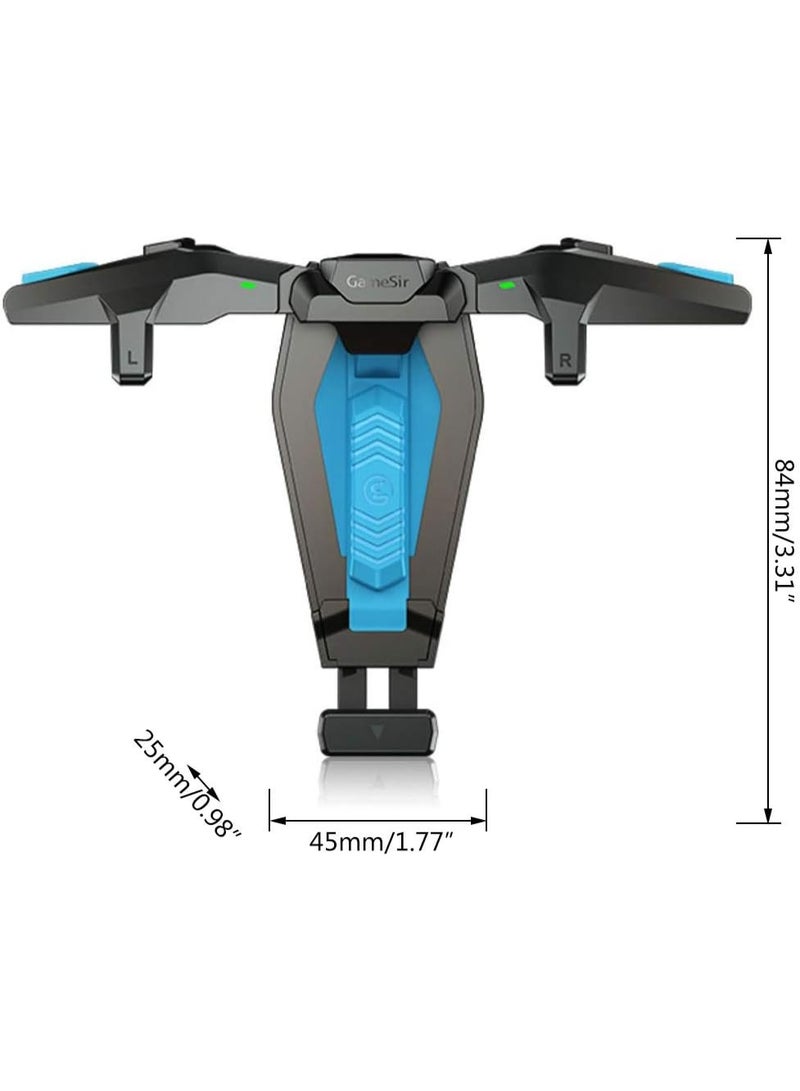 FALCON F4 Controller Handle Holder Handgrip Handle Grip Case with Joystick for Mobile Phone, Ergonomic Design to Improve Grip and Comfort, Support 4.5''-6.5'' Smartphone - Image 3