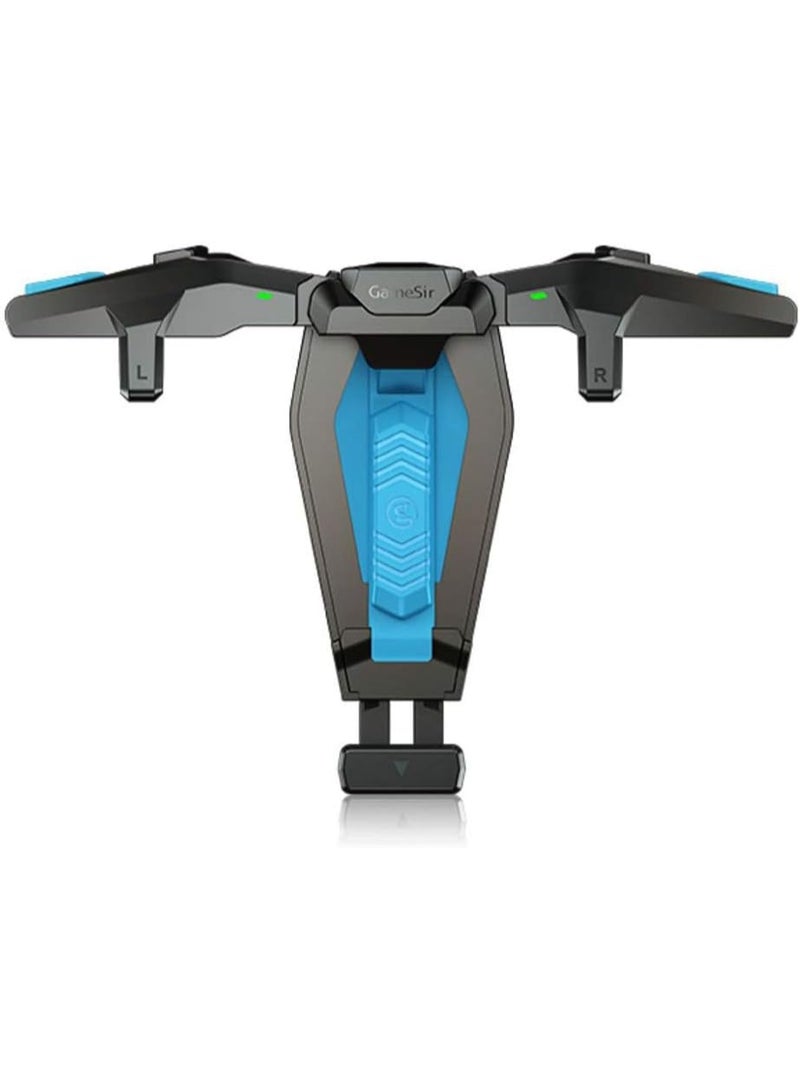 FALCON F4 Controller Handle Holder Handgrip Handle Grip Case with Joystick for Mobile Phone, Ergonomic Design to Improve Grip and Comfort, Support 4.5''-6.5'' Smartphone - Image 1