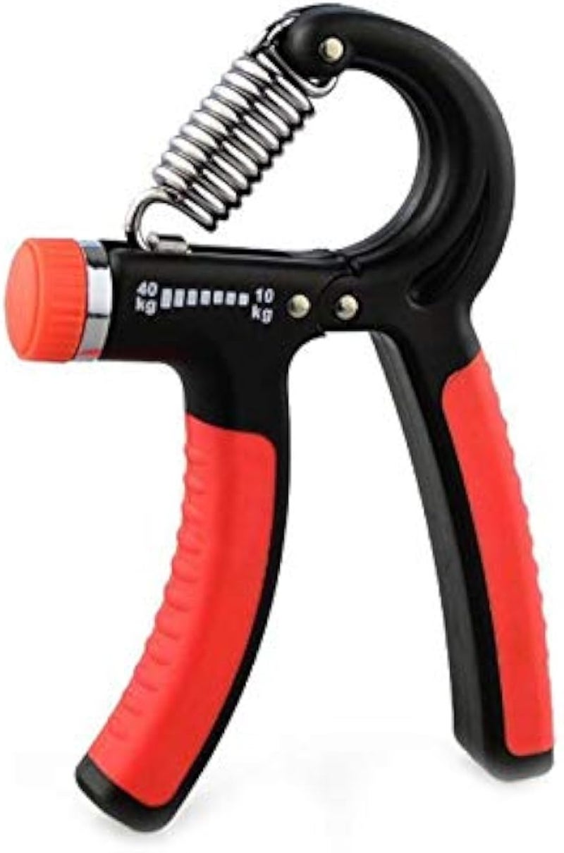 Red Adjustable Hand Grip Exercise Tool (10 Kg - 40 Kg)_ with one years guarantee of satisfaction and quality