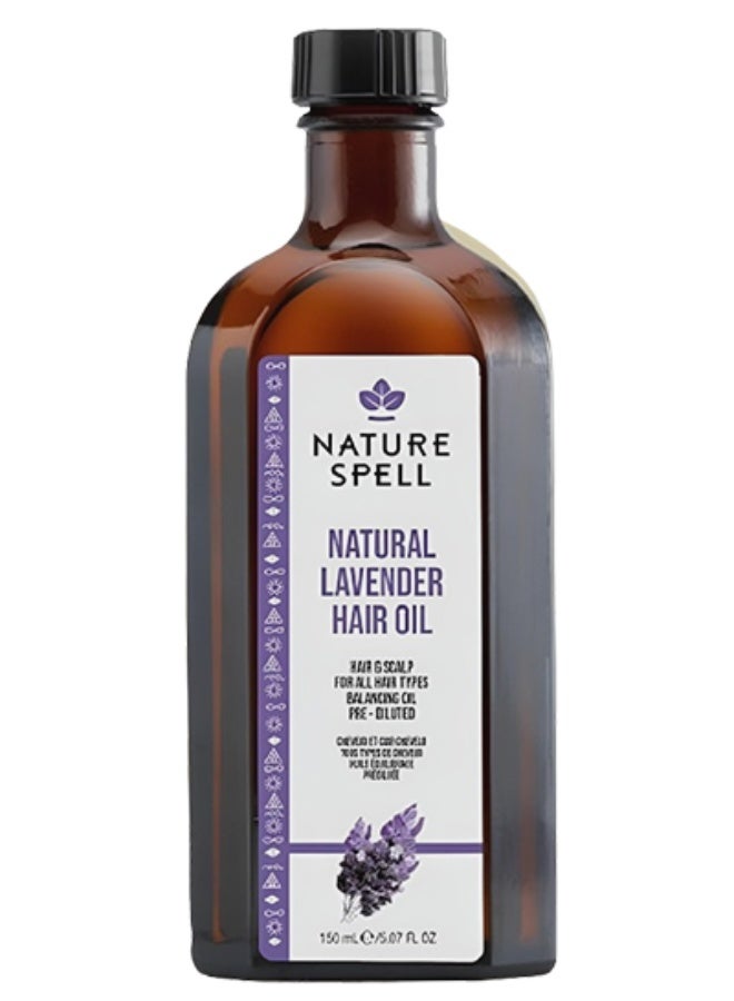 Nature Spell Natural Lavender Hair Oil For All Hair Types 150ml