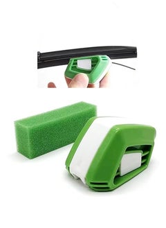 Apustim Car Windshield Wiper Repairer， Waterproof ABS Vehicle Windshield Wiper Repair Tool Replacement， Universal Wiper Maintenance Repairer Accessories For Truck SUV Car（Green）  - Image 1