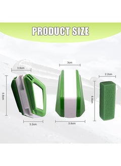 Apustim Car Windshield Wiper Repairer， Waterproof ABS Vehicle Windshield Wiper Repair Tool Replacement， Universal Wiper Maintenance Repairer Accessories For Truck SUV Car（Green）  - Image 2