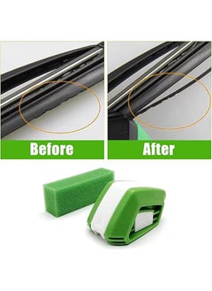 Apustim Car Windshield Wiper Repairer， Waterproof ABS Vehicle Windshield Wiper Repair Tool Replacement， Universal Wiper Maintenance Repairer Accessories For Truck SUV Car（Green）  - Image 5