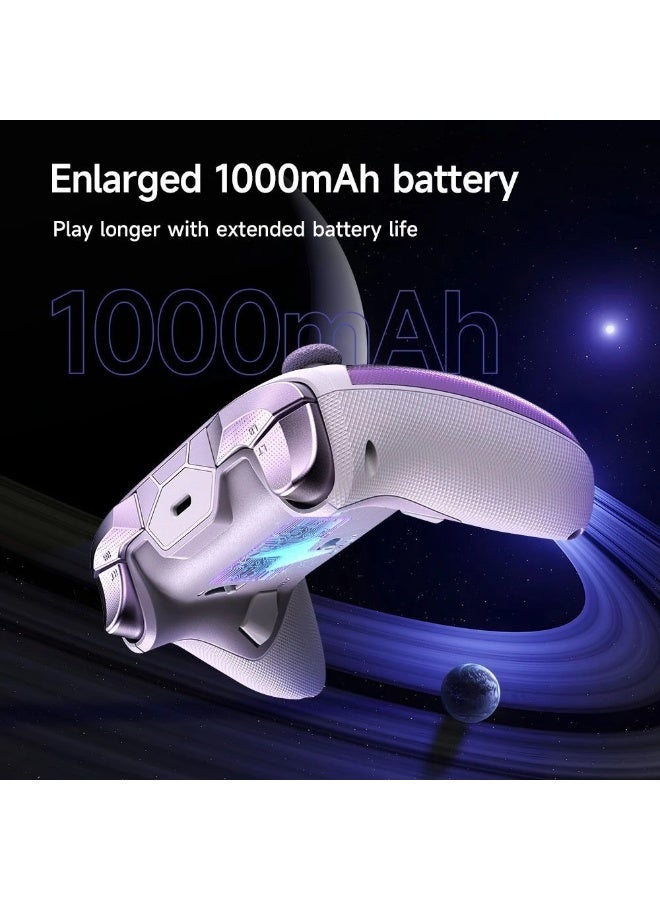 إيزي إس إم إكس وحدة تحكم لاسلكية متعددة المنصات EasySMX D10 1000 هرتز مع قفل الزناد وقاعدة الشحن (أسود) - Image 3