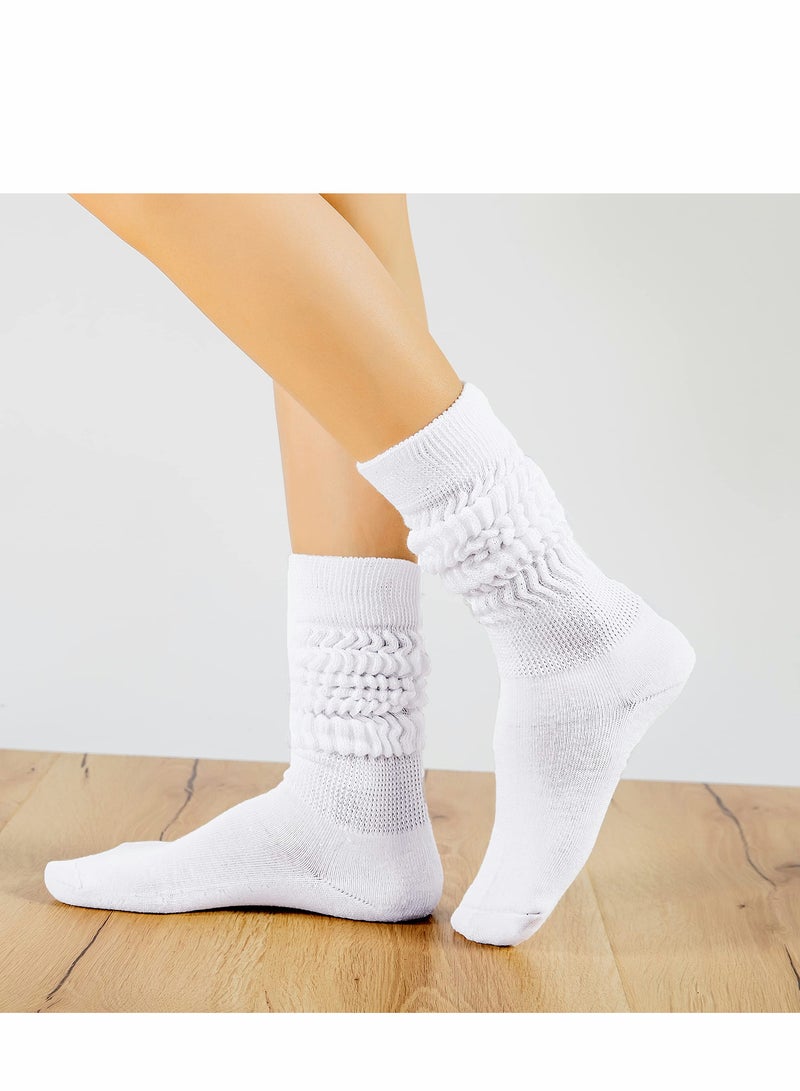 Barakah Slouch Socks for Women, Knee High Long Boot Socks,  Funny Novelty Scrunch 3 Pairs - Image 3