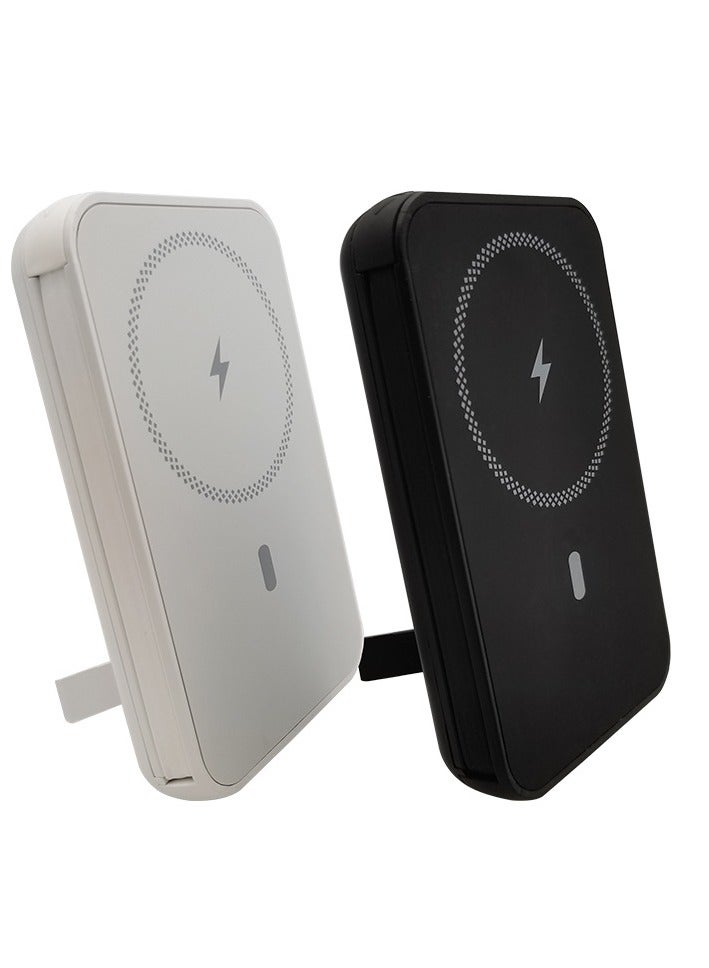 POWER Magnetic Battery, 5000mAh Foldable Magnetic Wireless Portable Charger,  Adopting IR-CHARGE technology, suitable for all mobile phones and iPads - Image 1