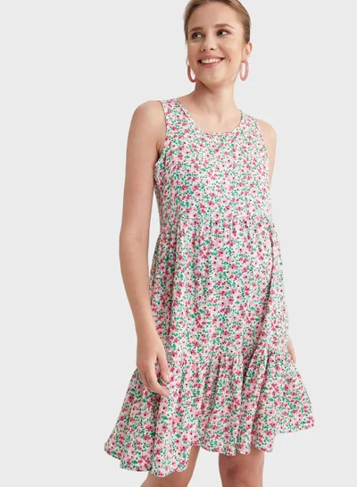 DeFacto Floral Print Dress