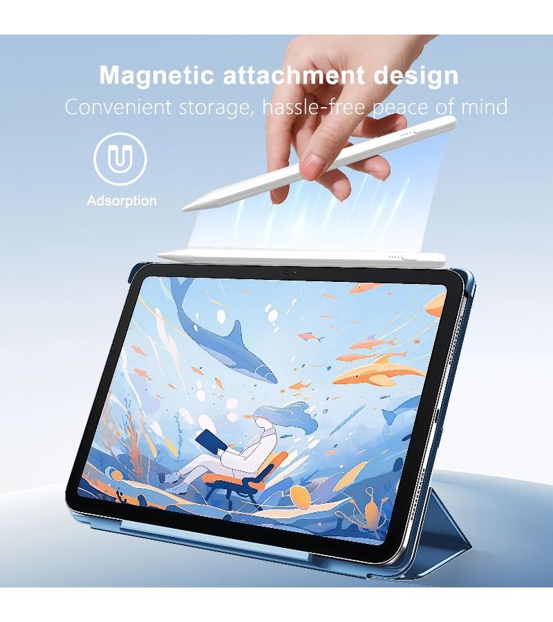 White Active Stylus Pen Type C Charging High Precision Digital Drawing Compatible Ipad Android - Image 5