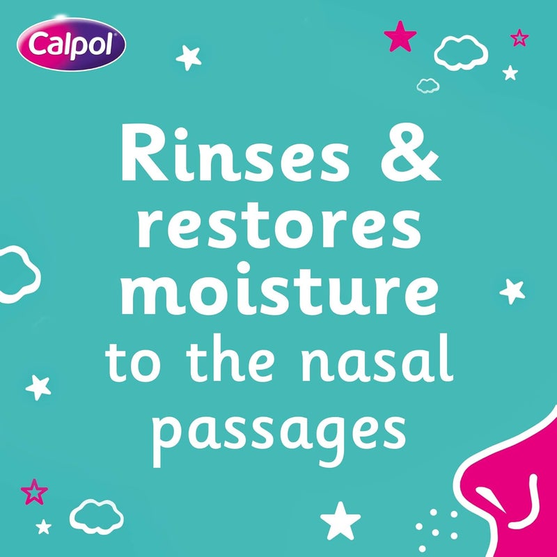 Calpol بخاخ أنف سالين من كالبول عبوة 1 تخفيف طبيعي من الاحتقان الناتج عن البرد والإنفلونزا والتهاب الجيوب الأنفية والحساسية وسيلان الأنف للأطفال من 3 سنوات يساعد في غسل المخاط المتراكم - Image 2