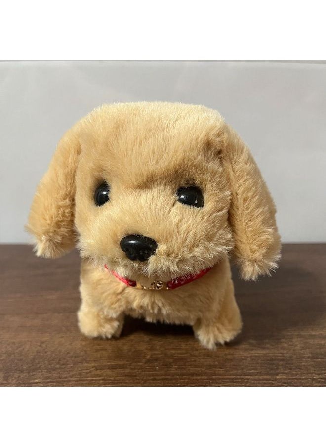 # Plush Electric Puppy Children's Toy Husky Dog Can Walk And Call For Voice Baby Boys And Girls-Color:Golden Dog✦-Specifications:+[rechargeable Battery + Charger]✦  - Image 1