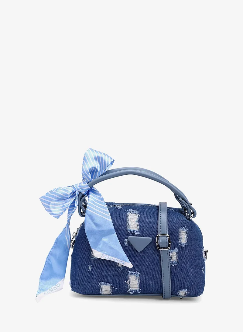 Haute Sauce  Distressed Top Handle Handbag for Women | Best Price UAE