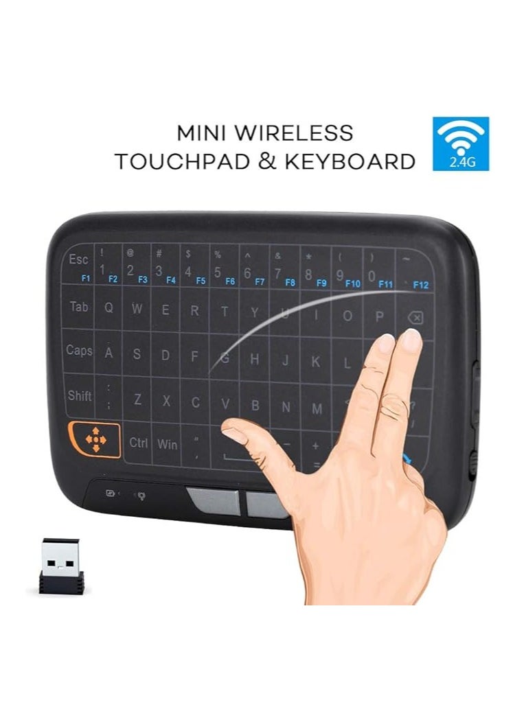 Generic - 2.4Ghz Mini Bluetooth Keyboard with Touchpad, Portable Keyboard Wireless, for Linux, Mac OS and Android systems, PC, laptop, tablet, tablet, Google Android smart TV box, for PS3, HTPC/IPTV, etc - Image 1