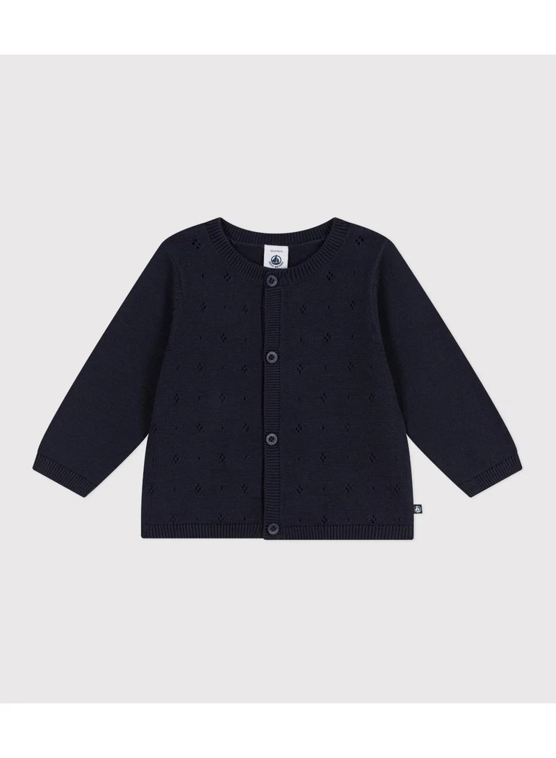 بيتي باتو كارديجان قطني محبوك سادة للأطفال