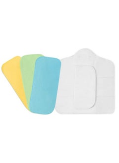 Superbottoms 5 Piece Value Pack For Babies 1 Magic Dry Organic Cotton Pad Set + 3 Diaper Fleece Liners (Easy Clean Top Sheets);Quick Drying Soaker (Prefold Style) + Diaper Liner Combo  - Image 1