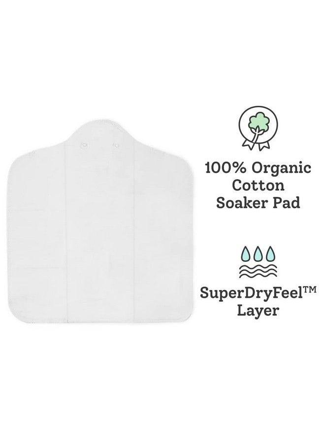 Superbottoms 5 Piece Value Pack For Babies 1 Magic Dry Organic Cotton Pad Set + 3 Diaper Fleece Liners (Easy Clean Top Sheets);Quick Drying Soaker (Prefold Style) + Diaper Liner Combo  - Image 3