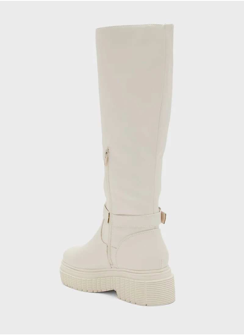 PUBLIC DESIRE Daylight Knee High Boot