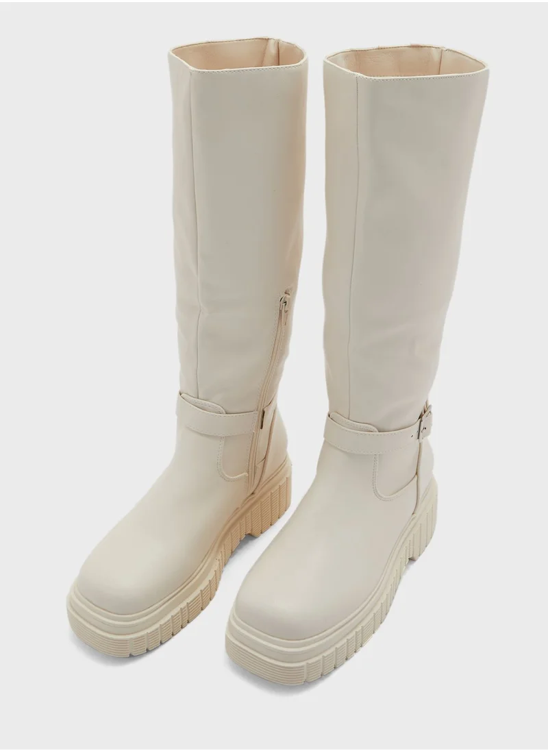 PUBLIC DESIRE Daylight Knee High Boot