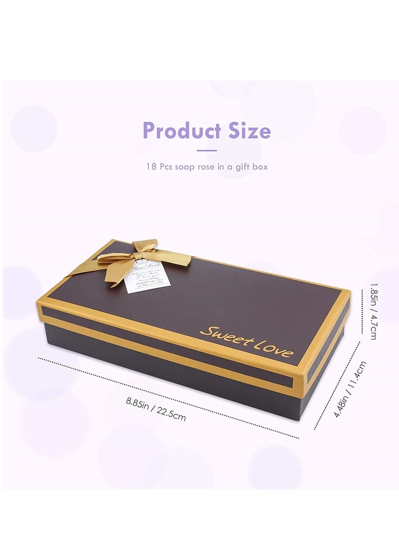Luckam Floral Bath Soap Rose Petal Plant Essential Oil Rose Soap Set The Best Gift Idea For Women'S Teenage Girls' Mothers' Birthday With Soap-Shaped Petals - Image 5