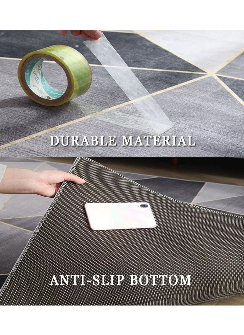 Mei Lifestyle - 2 PCS Set Large Kitchen Mats With Crystal Velvet Material Absorbant Thick Non-Slip Washable Area Rugs For Kitchen Floor Indoor Outdoor Entry Carpet With Beautiful Design (50×80CM And 50×160CM) - Image 1