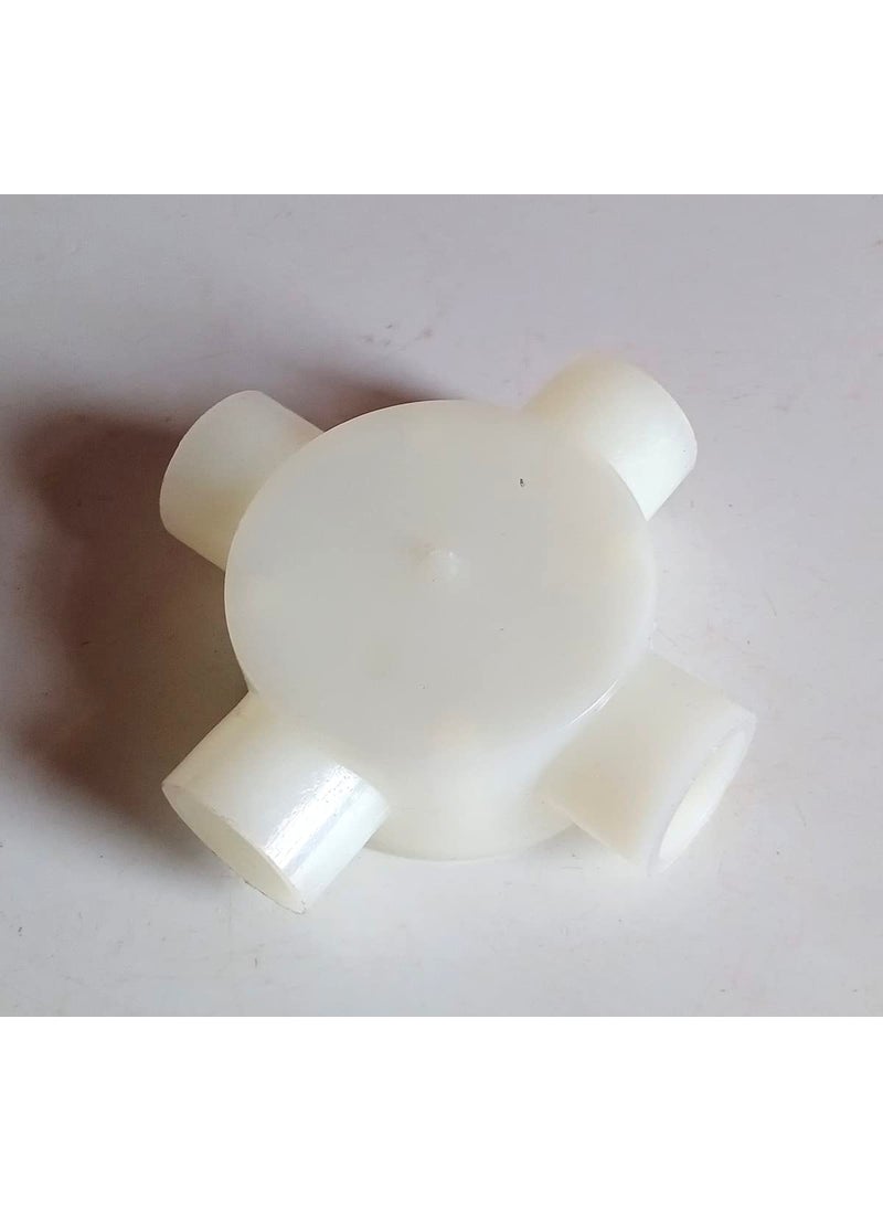 Generic Electrical Junction Box 4 Way (3/4)" Height - 30 mm (White) (6 Pcs)  - Image 4