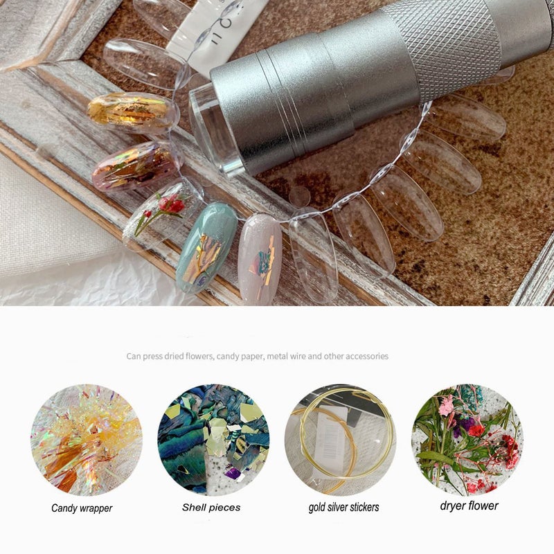 Nail Art Silicone Stamp Potherapy Lamp Pressing Lamp Embossing Sequin Sticker Handheld Lamp Portable Mini Flashlight - Image 5