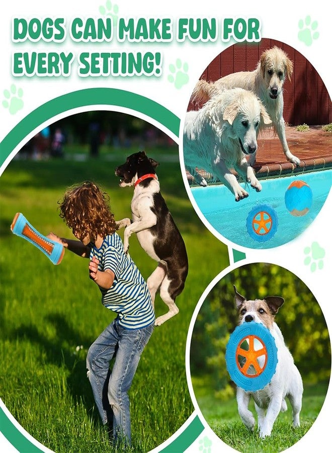 SLAUNT 3 Pcs Dog Pool Floating Toys,Pet Summer Essentials,Outdoor Swimming Pool Interactive Squeaky Dogs Toys,Throwing Fetching Game,for Small Medium Large Breeds for Aggressive Chewing,TPR - Image 3