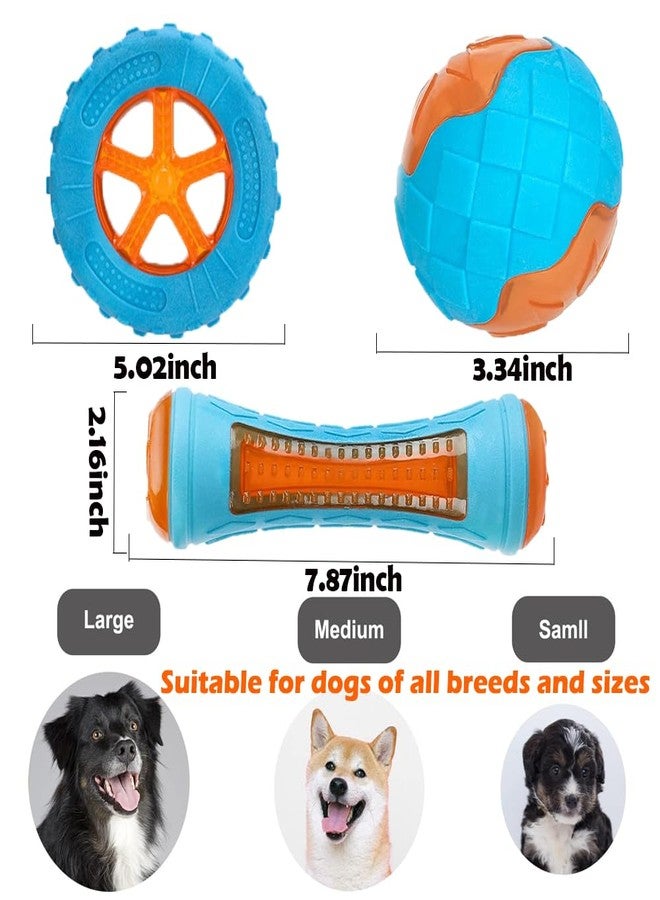 SLAUNT 3 Pcs Dog Pool Floating Toys,Pet Summer Essentials,Outdoor Swimming Pool Interactive Squeaky Dogs Toys,Throwing Fetching Game,for Small Medium Large Breeds for Aggressive Chewing,TPR - Image 4