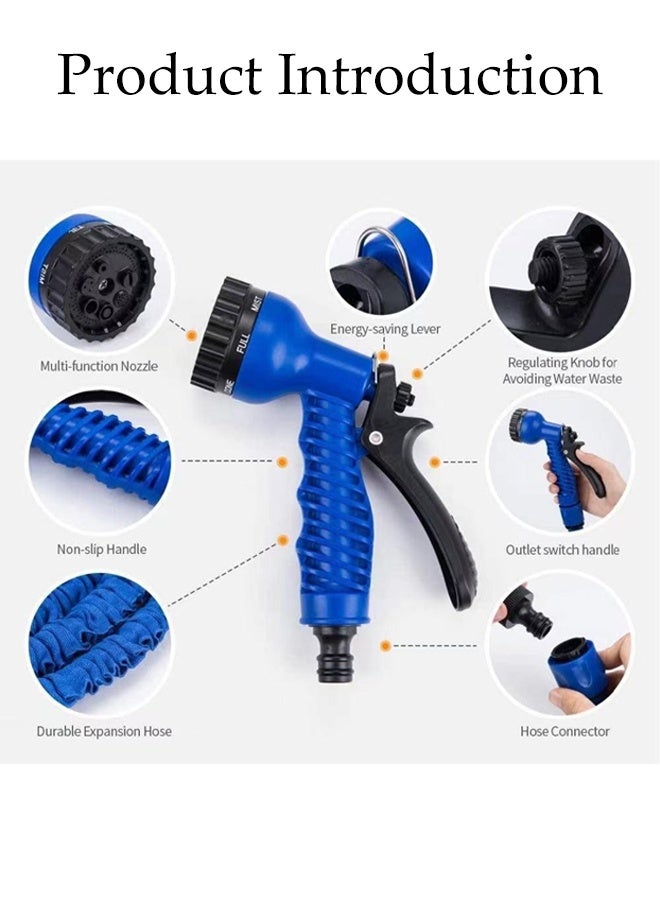 Generic Garden Hose 150ft/45m, Water Hose with 7 Functions, Shower Expandable and Retractable Curly Water Hose for Lawn/Pet/Car Wash  - Image 5
