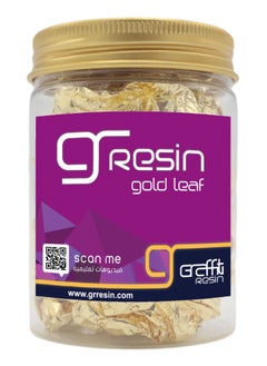 Graffiti Resin 3g Imitation Gold Foil Sequins Glitters Craft Leaf Flake Sheets Bulk Paper For Gilding Diy Nail Art Decor  - Image 1