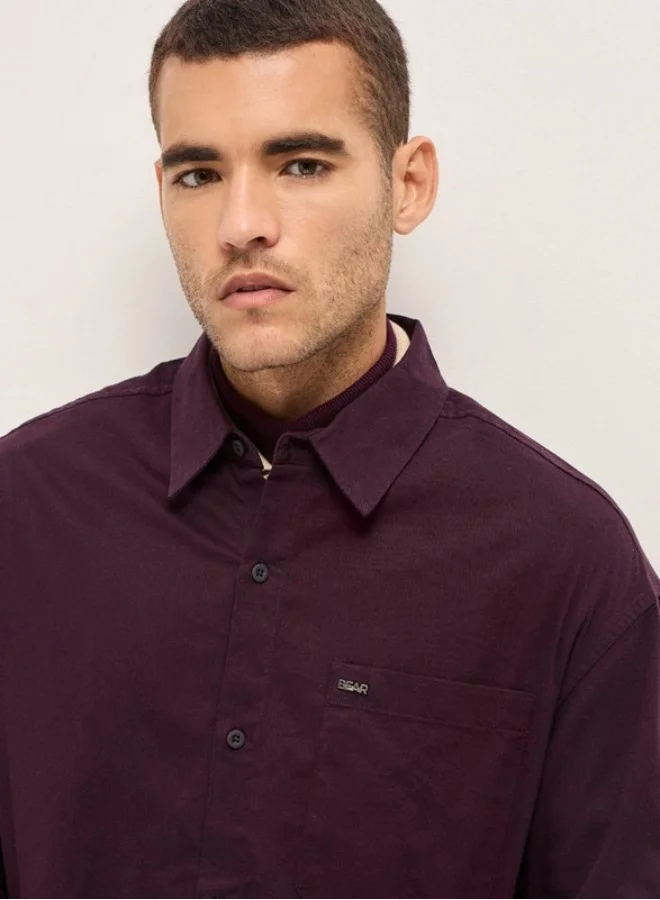 THE BEAR HOUSE Men's Shirt for Casual and Formal Wear | Classic Button-Down Style for Office, Daily Use, Travel, Events & All-Season Outfits | Versatile & Stylish Wardrobe Essential for Every Occasion