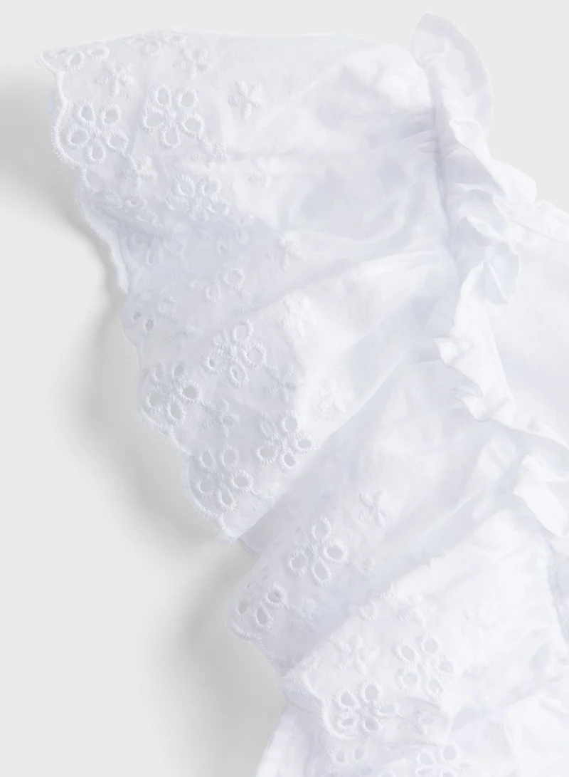اتش اند ام Frill Trimmed Top