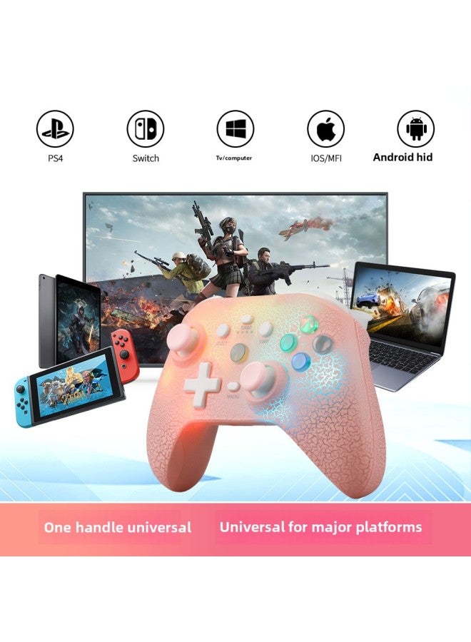 NS Wireless Bluetooth Gamepad With RGB Light Support Switch Android Ios PC P3 Host Game-Product Color:White  - Image 4