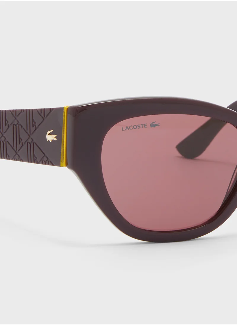 لاكوست Modified Rectangle Sunglasses