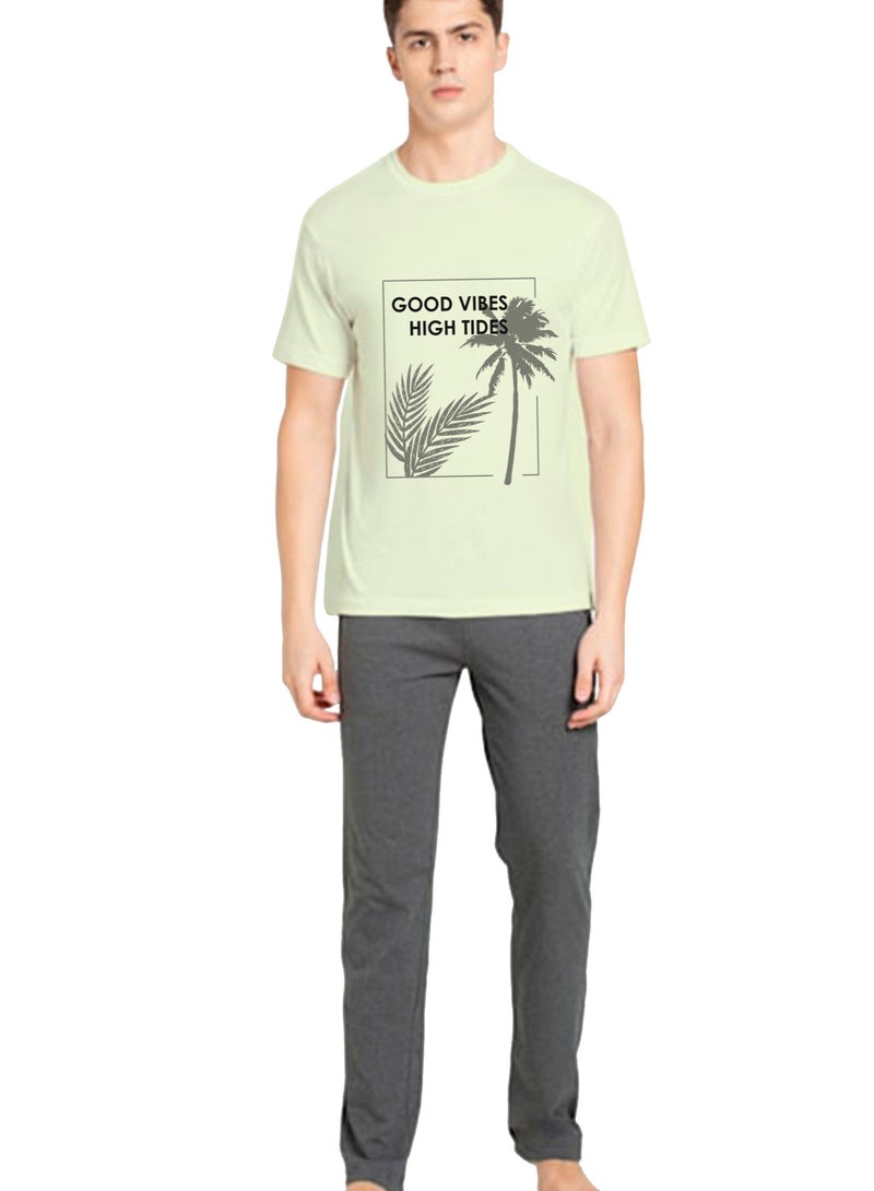 SPACEDOUT T-Shirt Men's/Cotton T-Shirts/Half Sleeves - Image 1