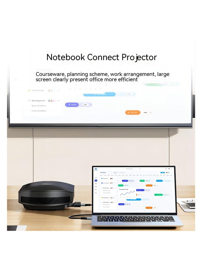 محول HDMI إلى VGA، محول HDMI VGA مناسب لأجهزة الكمبيوتر المحمولة، الكمبيوترات القديمة، الشاشات، أجهزة العرض. محول HDMI إلى 3.5mm للصوت، محولات HDMI إلى VGA - Image 4