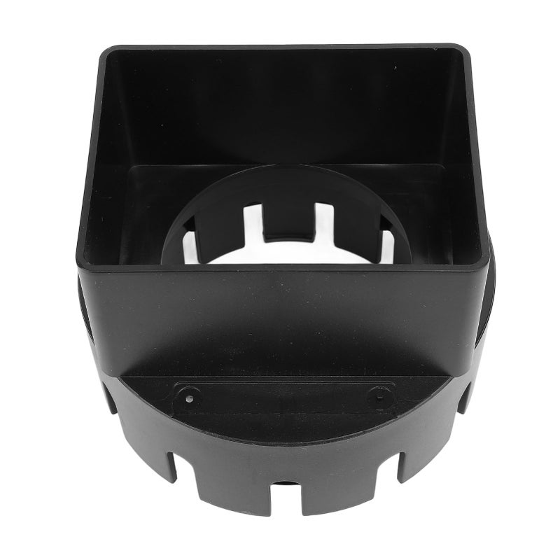 Rain Gutter Downspout Adapter 3x4 Inch PVC Square Rain Gutter to Drain Pipe Adapter for Outdoor Black - Image 5