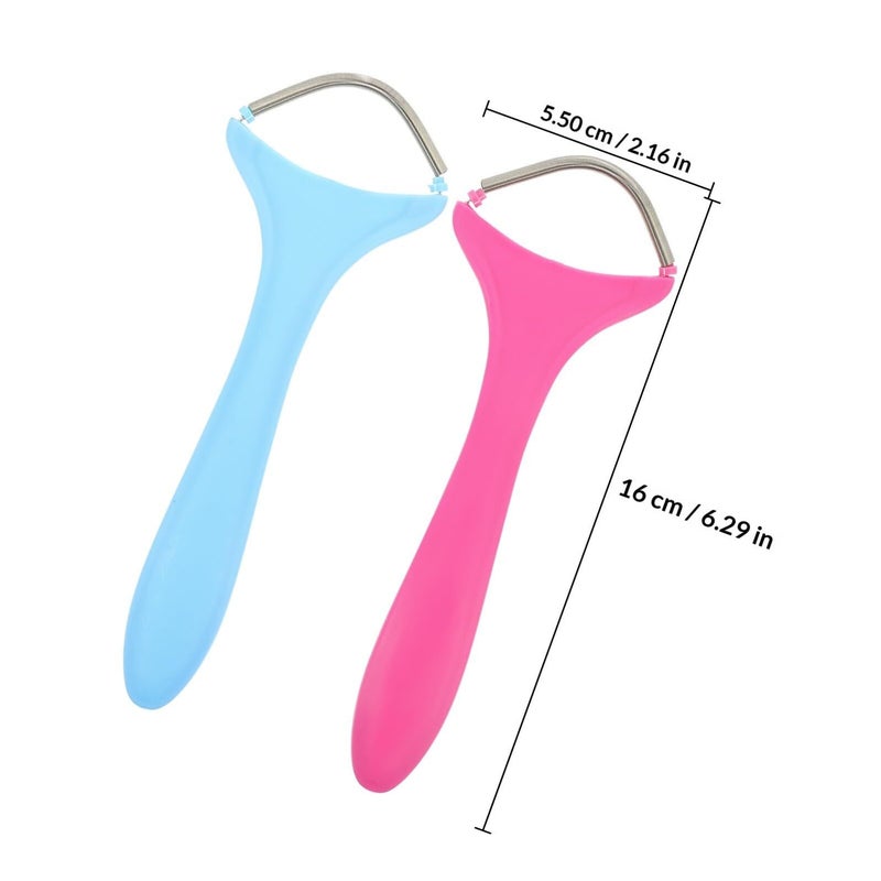 Women Facial Hair Remover Spring Threading Tool For Eyebrows Lip Sensitive Skin 2 Pack - Image 3