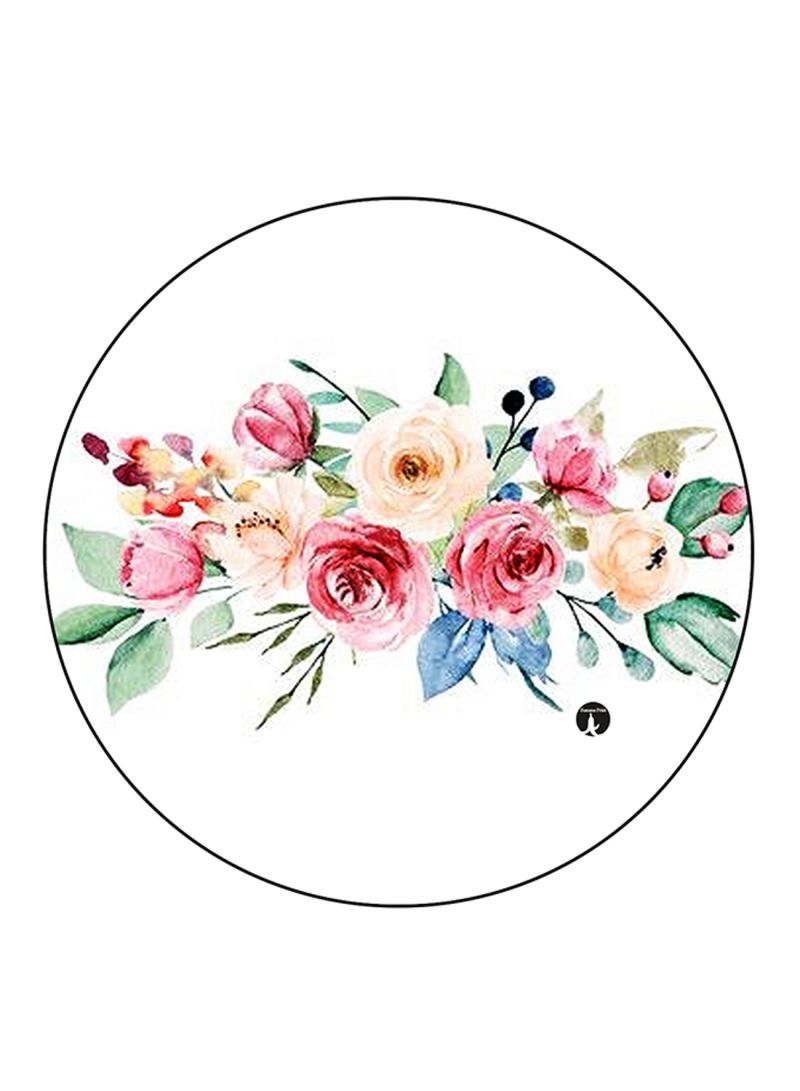 RKN Flowers Printed Mouse Pad  Multicolour