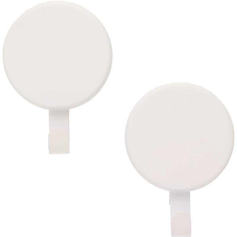 HAUTE DECOR Haute Decor Attract Magnetic Wreath Hanger White  for 2 Metal DoorsSurfaces or 1 SinglePane Glass Door or Window  Holds up to 10lbs 