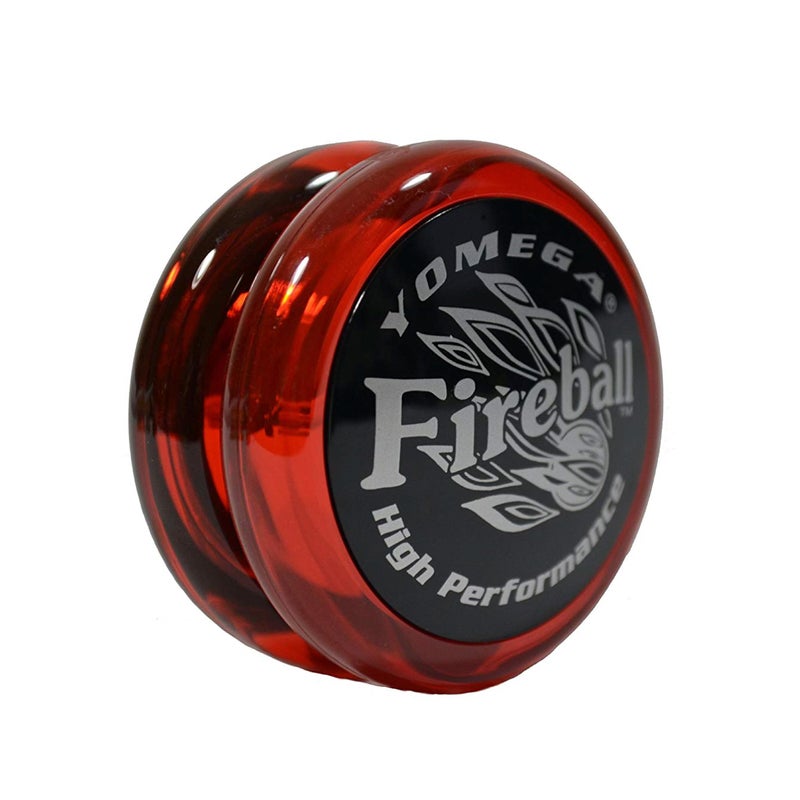 Yomega Fireball YoYo -HIGH Performance Responsive Transaxle Yoyo, Great for String Tricks for Advance Players to Perform Like Pros + Extra 2 yo yo Strings & 3 Month Warranty (Red/Black) - Image 1