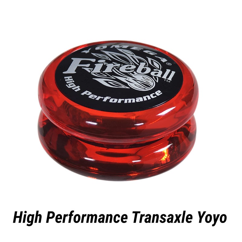 Yomega Fireball YoYo -HIGH Performance Responsive Transaxle Yoyo, Great for String Tricks for Advance Players to Perform Like Pros + Extra 2 yo yo Strings & 3 Month Warranty (Red/Black) - Image 2
